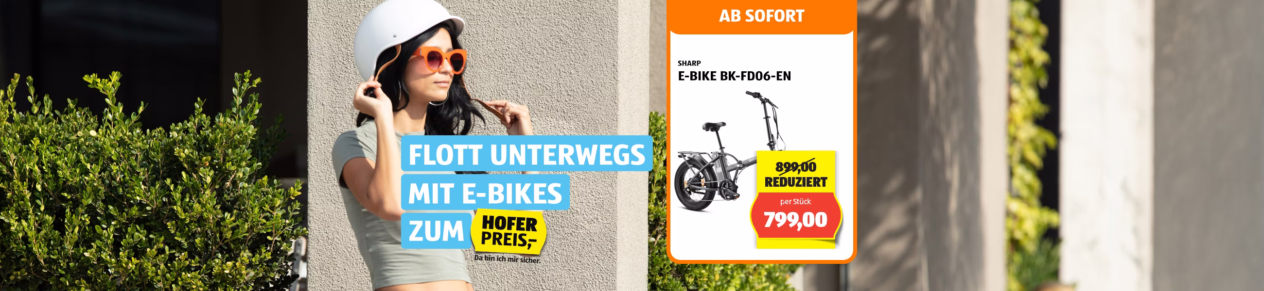 Alles f&uuml;rs Biken zum HOFER Preis